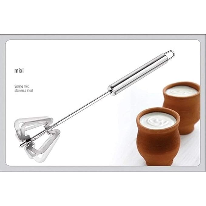 stainless steel manual spring whisk - product view 2