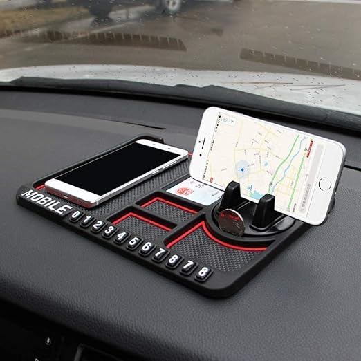 anti-slip car dashboard phone holder mat - product view 2