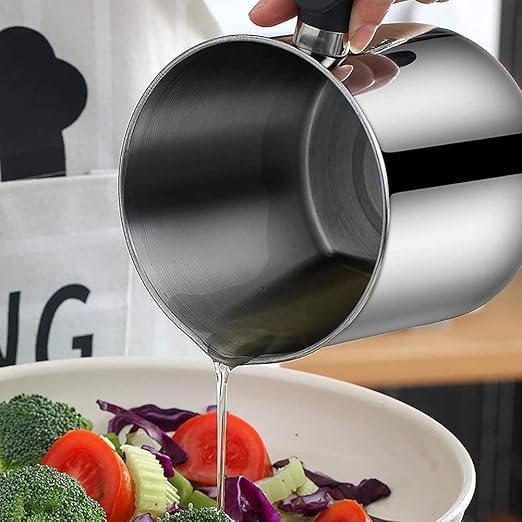 stainless steel oil filter pot with mesh strainer - product view 3