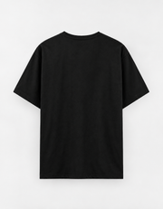 Meinu nhi Penda Unisex Basic T-Shirt — Black — back