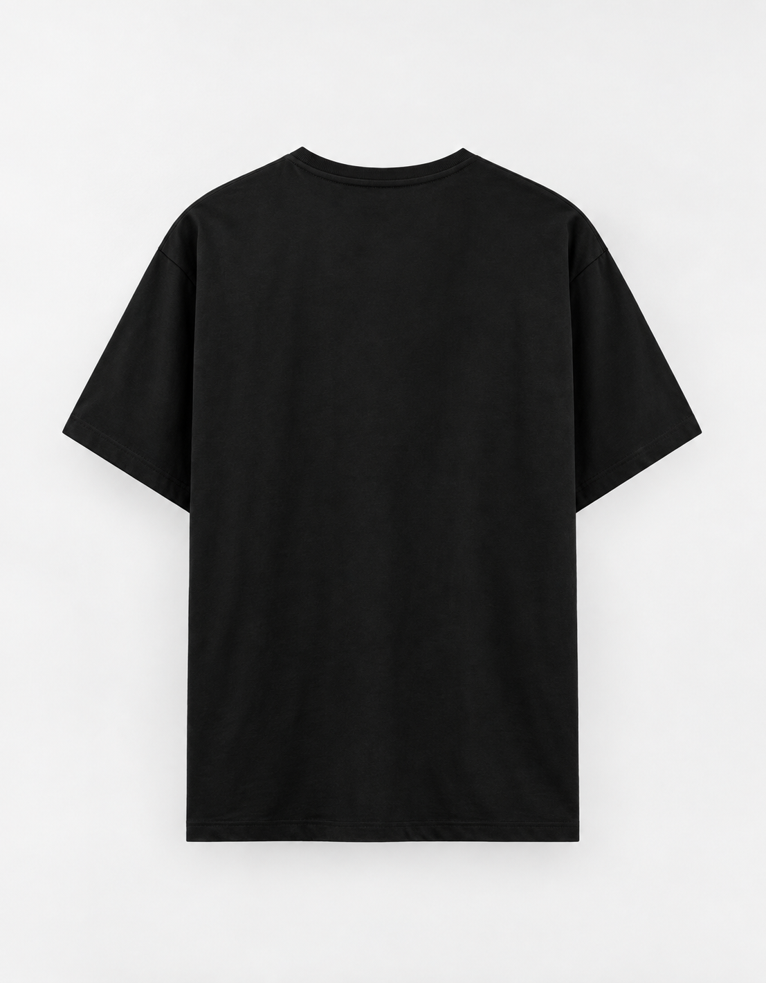 Meinu nhi Penda Unisex Basic T-Shirt — Black — back