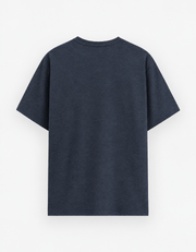 Meinu nhi Penda Unisex Basic T-Shirt — Navy melange — back