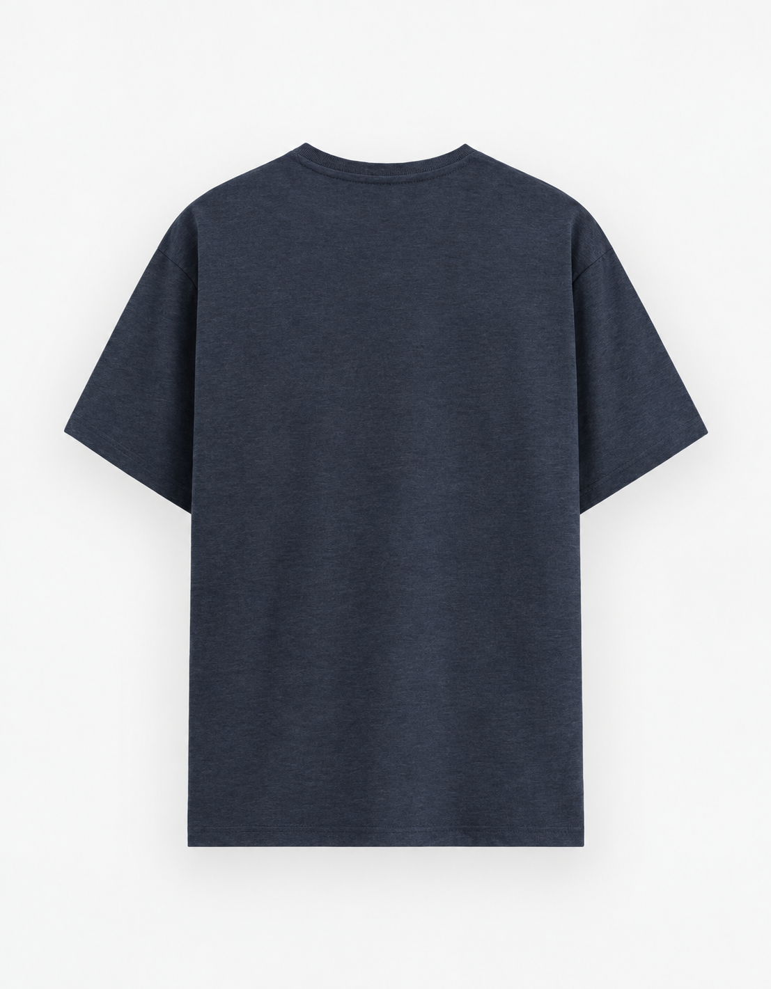Meinu nhi Penda Unisex Basic T-Shirt — Navy melange — back