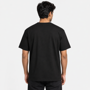 Mahabharat Aesthetic Unisex Standard Crew T-Shirt — Black — back