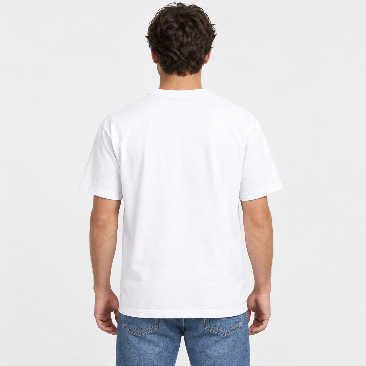 Stability Unisex Standard Crew T-Shirt — White — back