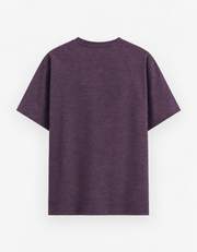Meinu nhi Penda Unisex Basic T-Shirt — Purple melange — back