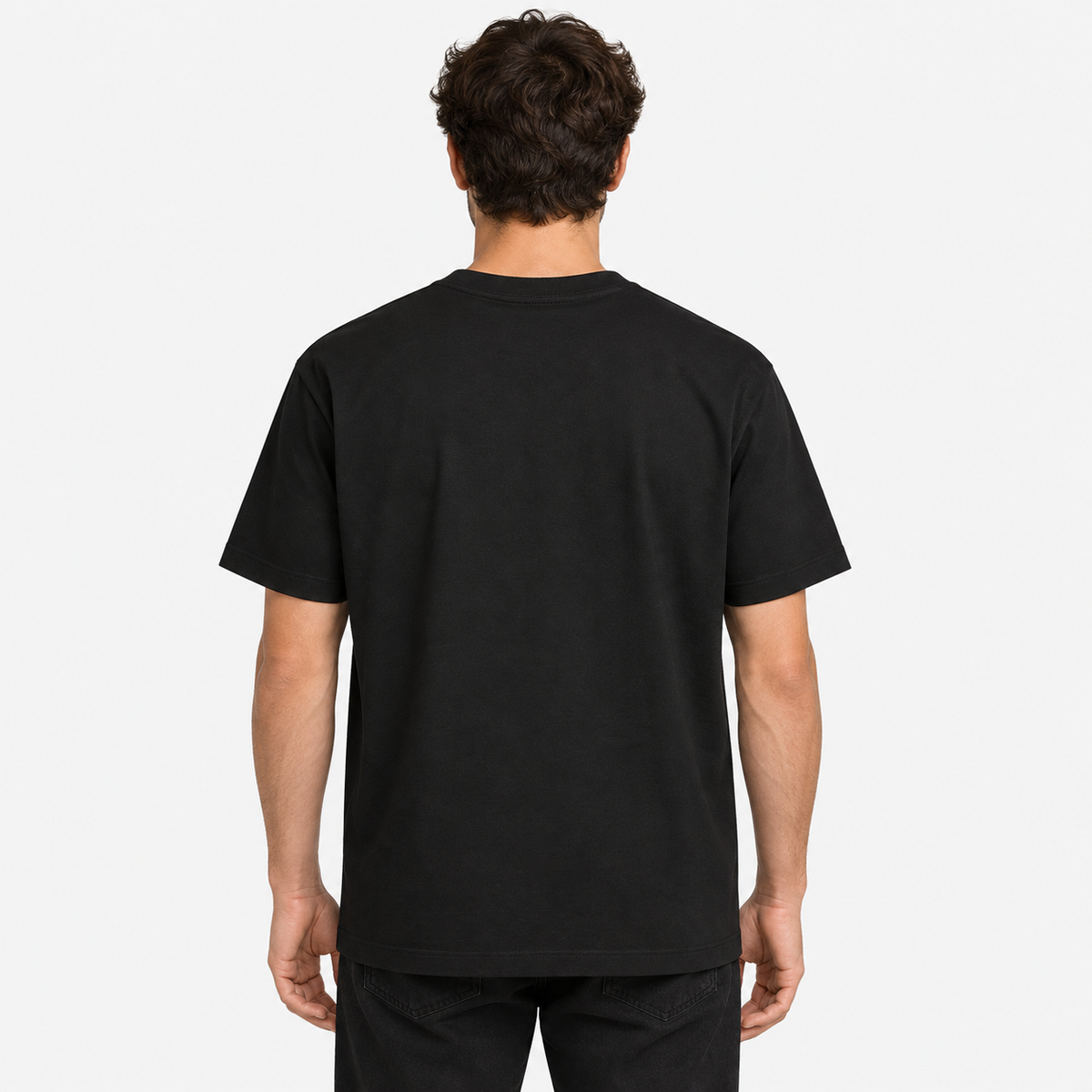 Stability Unisex Standard Crew T-Shirt — Black — back
