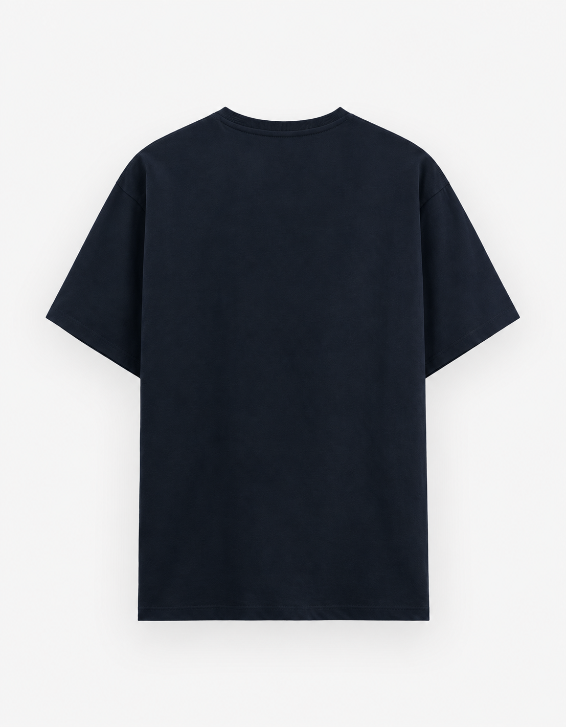 Meinu nhi Penda Unisex Basic T-Shirt — Navy Blue — back