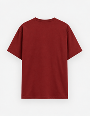 Meinu nhi Penda Unisex Basic T-Shirt — Red — back