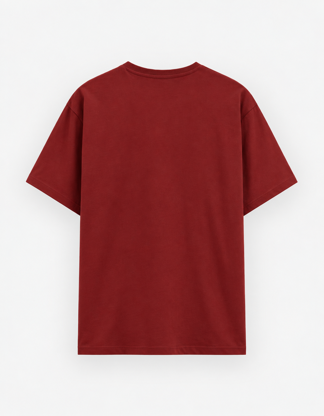 Meinu nhi Penda Unisex Basic T-Shirt — Red — back