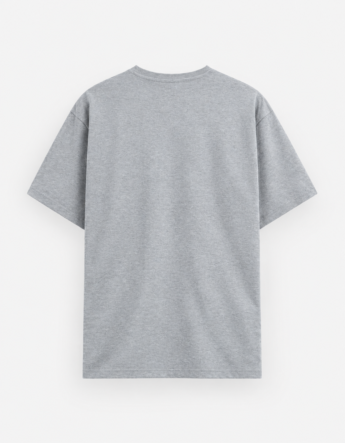 Meinu nhi Penda Unisex Basic T-Shirt — Grey Melange — back