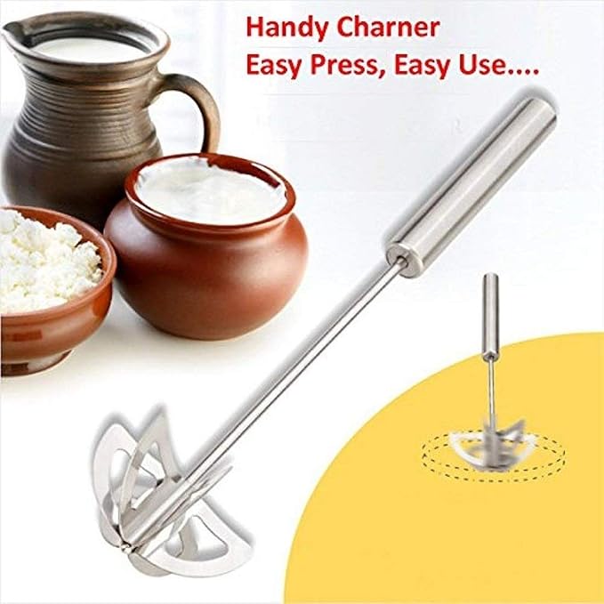 stainless steel manual spring whisk - product view 3