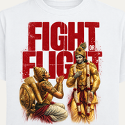 Mahabharat Aesthetic Unisex Standard Crew T-Shirt — White — detail