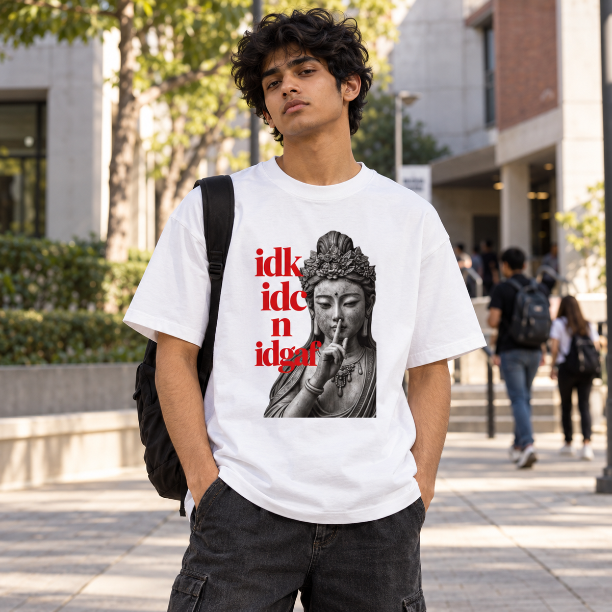 Unisex Basic T-Shirt — White — front