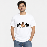 Bho Ladder meme Unisex Standard Crew T-Shirt — White — front