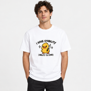 Stability Unisex Standard Crew T-Shirt — White — front