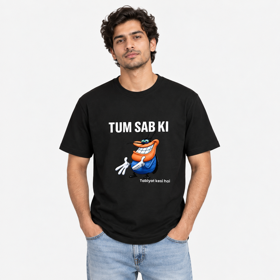 Tum Sab Ki Unisex Standard Crew T-Shirt — Black — front