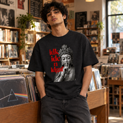 Unisex Basic T-Shirt — Black melange — lifestyle-male