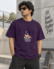 Meinu nhi Penda Unisex Basic T-Shirt — Purple — male