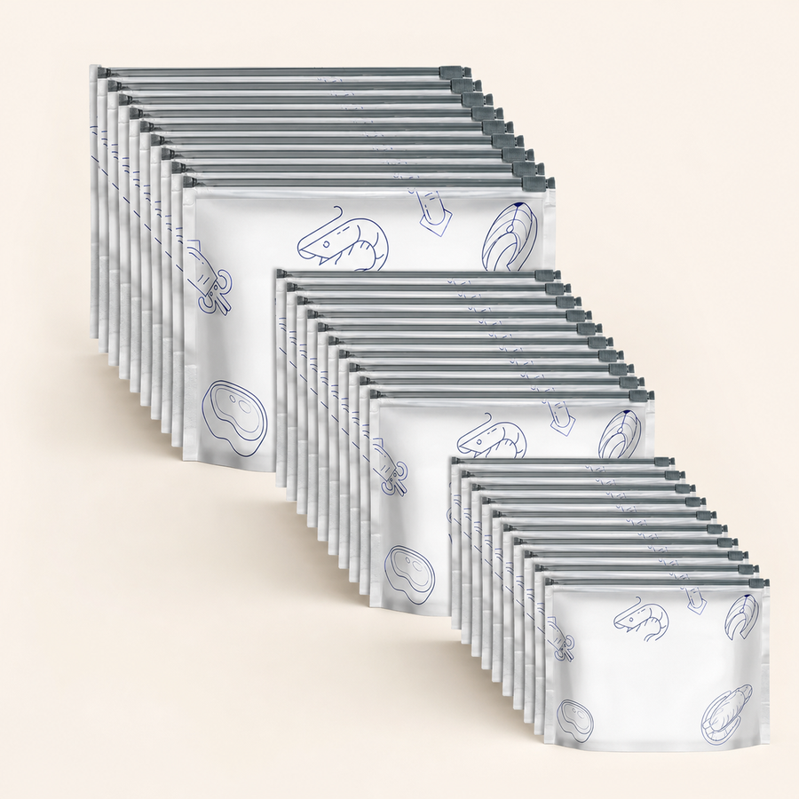 reusable zip food storage bags